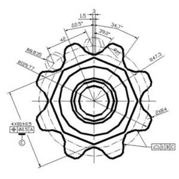 Agricultural Finished Bore Sprockets